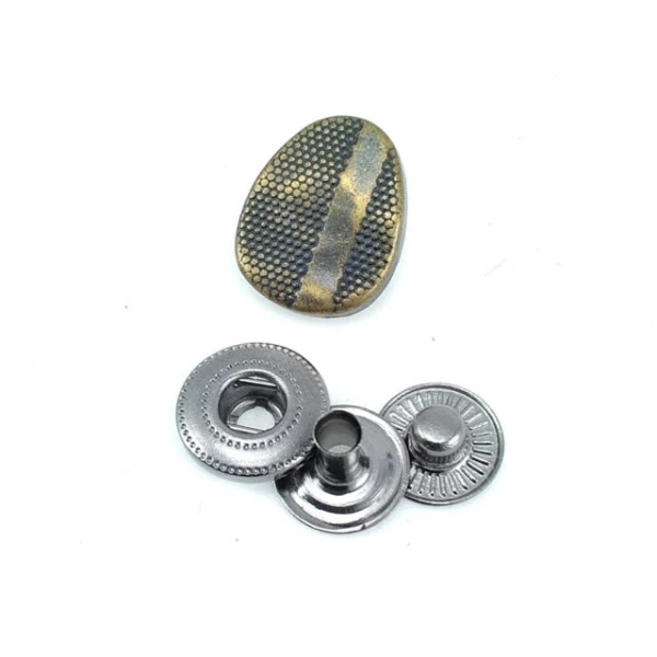 Snap Fasteners Button Dot Pattern 23 x 13 mm E 66