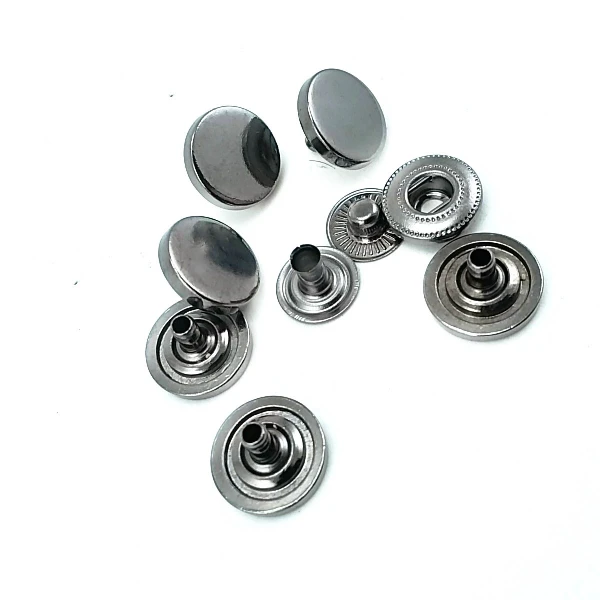 Flat Coin Shape Snap Button 13 mm - 20 L E 693