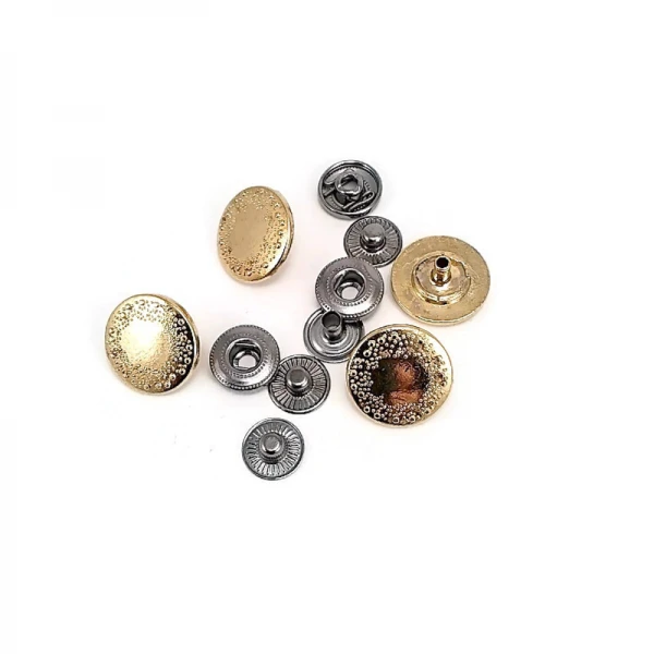 Snap Fasteners Decorative Patterned Metal Snap Button 16 mm - 26 L E 794 Snap Fasteners Decorative Patterned Metal Snap Button 16 mm - 26 L E 794