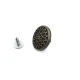 Patterned Jeans Button 20 mm 32 L E 1011