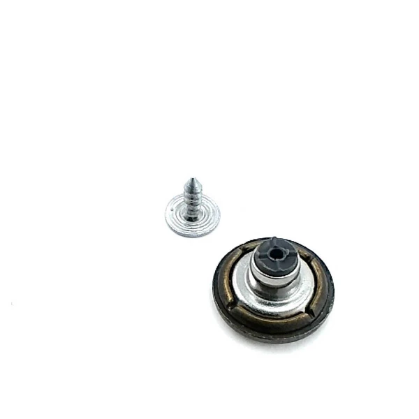 Aesthetic Patterned Jeans Button 16 mm 26 L  E 1019