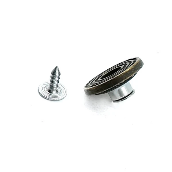 Swirl Patterned Jeans Button 18 mm 29 L E 1027