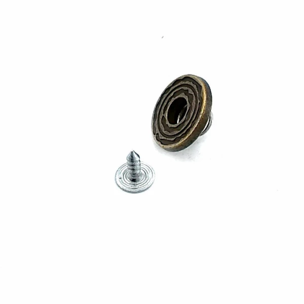 Swirl Patterned Jeans Button 18 mm 29 L E 1027