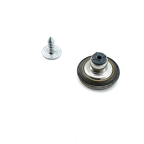 Ring Pattern Enameled Jeans Button 17 mm 27 L E 1060