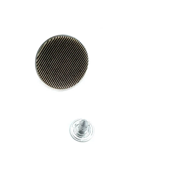 Çizgi Desenli Kot Ceket Düğmesi 20 mm 32 Boy E 1067