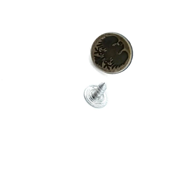 Eagle Logo Jeans Button 15 mm 24 L E 1081