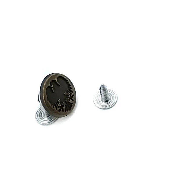 Eagle Logo Jeans Button 15 mm 24 L E 1081