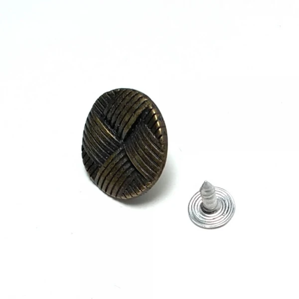 Jean Button Rivet Nails - Straw Pattern 19 mm 30 L E 1118