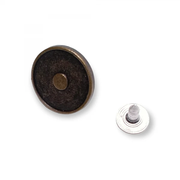Enameled Plain Jeans Button 17 mm 27 L E 1176 Enameled Plain Jeans Button 17 mm 27 L E 1176