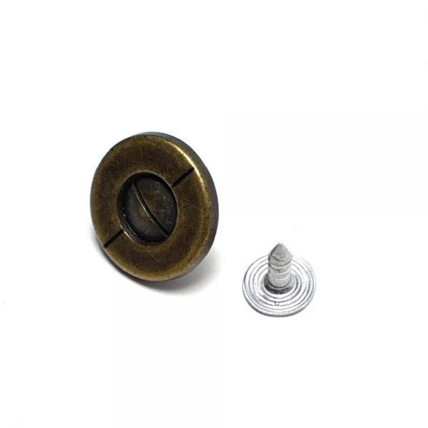 Screw Shape Jeans Button 17 mm 26 L E 1184