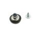 Single Stone Flat Coin Shape Jeans Button 17 mm 27 L E 1192