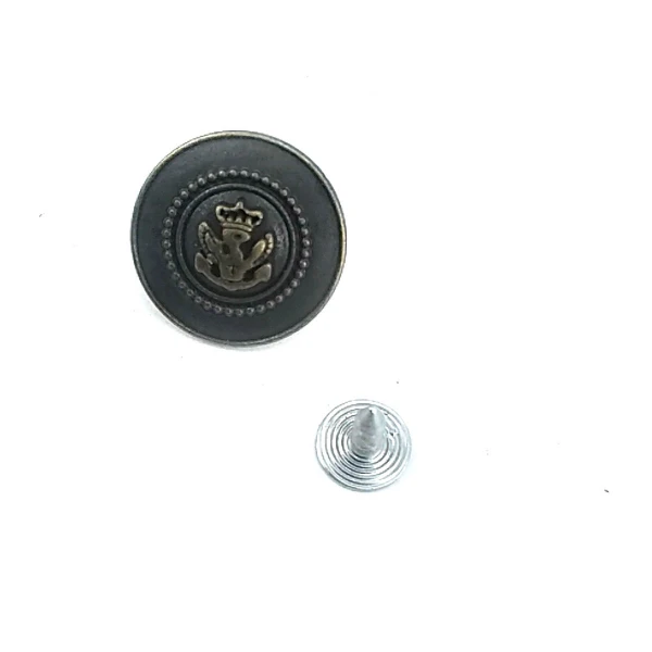 20 mm Jeans Button front and detail view