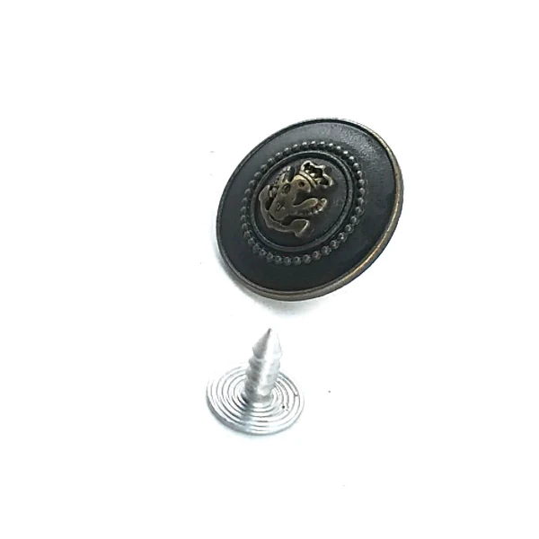 20 mm Jeans Button front and detail view