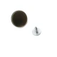 Düz Para Tipi Çakma Düğme 18 mm 28 Boy E 1374