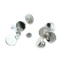Düz Para Tipi Çakma Düğme 18 mm 28 Boy E 1374