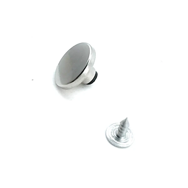Düz Para Tipi Çakma Düğme 18 mm 28 Boy E 1374