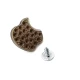 Apple Design Rhinestone Jeans Button 20 mm 32 L E 1385