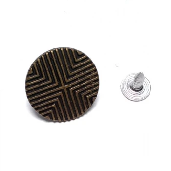 Line Pattern Jeans Button 19 mm 30 L E 1454