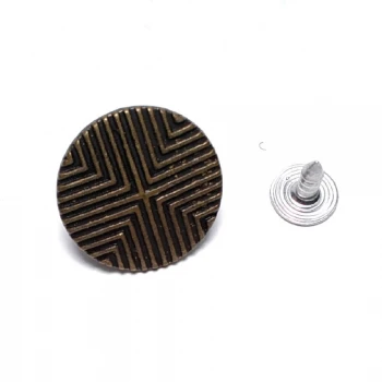 Line Pattern Jeans Button 19 mm 30 L E 1454