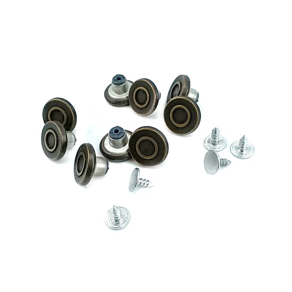 Ring Pattern Enameled Jeans Button 15 mm 24 L E 1550