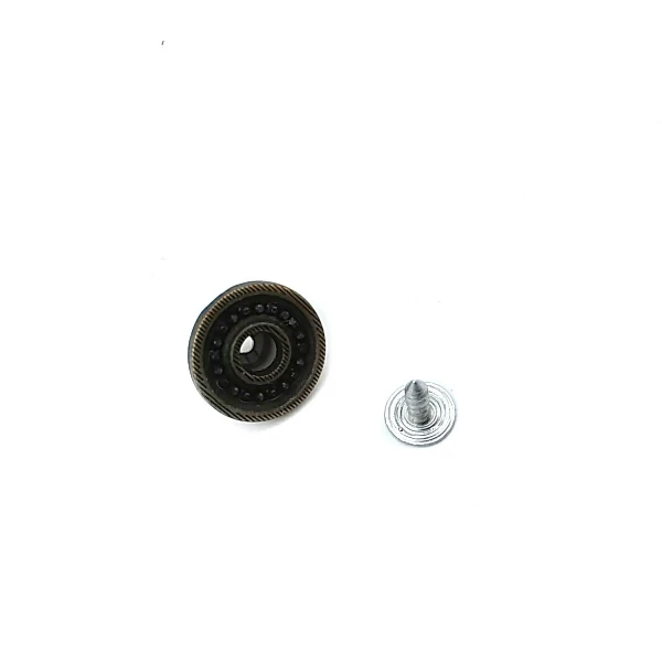Jeans Button Dot Patterned Hole in the Center 17 mm 28 L E 156
