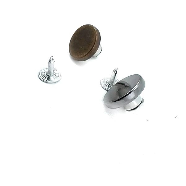 Düz Para Şekil Kot Düğmesi 15 mm 24 Boy E 1627