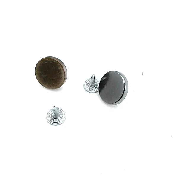 Düz Para Şekil Kot Düğmesi 15 mm 24 Boy E 1627