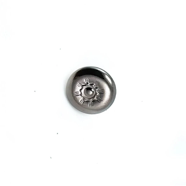Jeans Button - Zamak - Flower Patterned 17 mm 28 L E 173