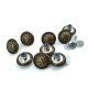 Curved and Patterned Jeans Button 17 mm - 28 L E 191 Curved and Patterned Jeans Button 17 mm - 28 L E 191