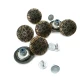 Kot Düğme Mineli Düğme Kare Desenli 20 mm  32 boy E 223