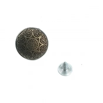 Jeans Button 20 mm - 32 L Patterned E 237