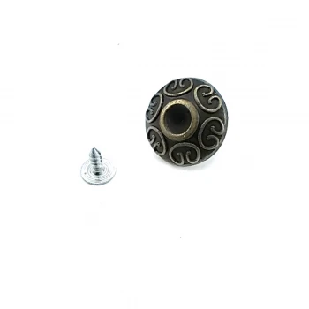 Rhinesone and Patterned Jeans Button 22 mm 36 L E 245