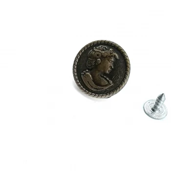 Jeans Button - Jeans Snap Button Women's Head Patterned 20 mm 32 L E 327