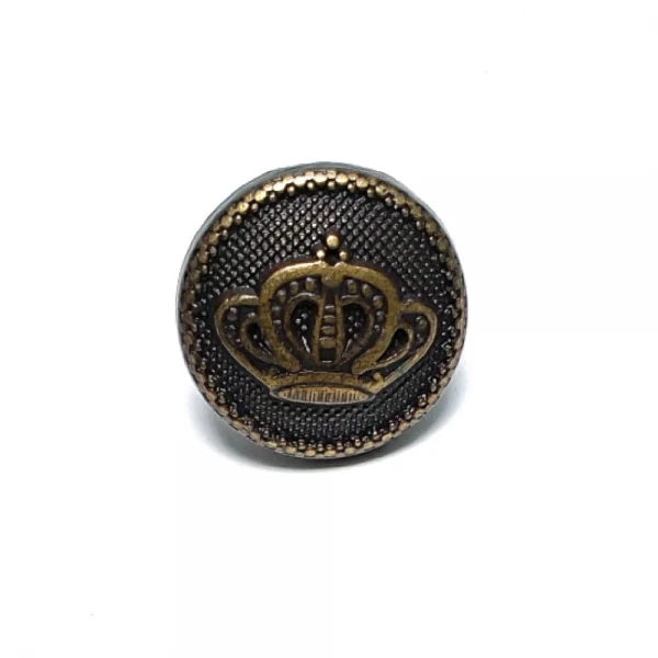 Jeans Button with Crown Logo 17 mm 28 L E 446