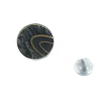 Şık Desenli Kot Düğmesi 16 mm - 26 Boy E 532