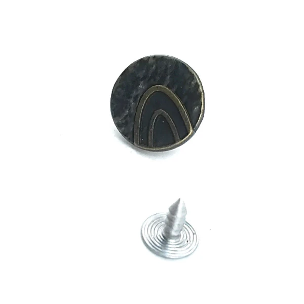 Stylish Patterned Jeans Button 16 mm - 26 L E 532