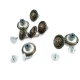 15 mm Jeans Button front and detail view