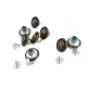 15 mm Jeans Button front and detail view