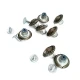 15 mm Jeans Button front and detail view