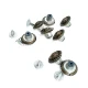 15 mm Jeans Button front and detail view