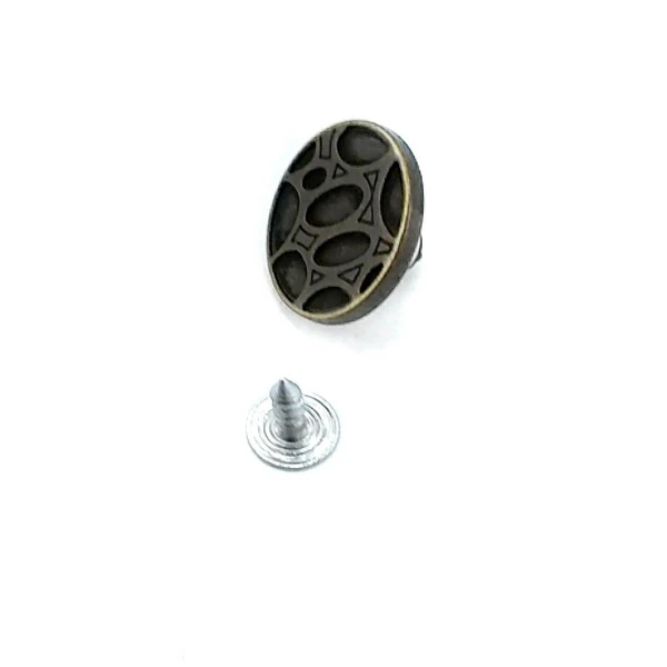 Desenli Kot Düğmesi 20 mm 32 boy E 847