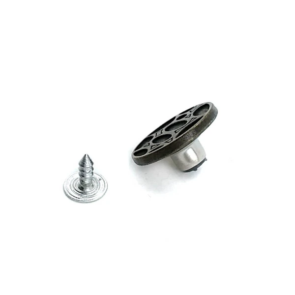 Desenli Kot Düğmesi 20 mm 32 boy E 847