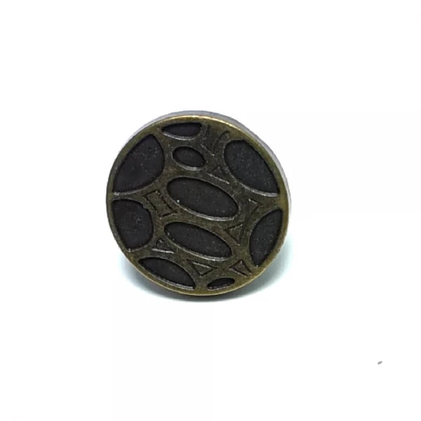 Patterned Jeans Button 17 mm 28 L E 848