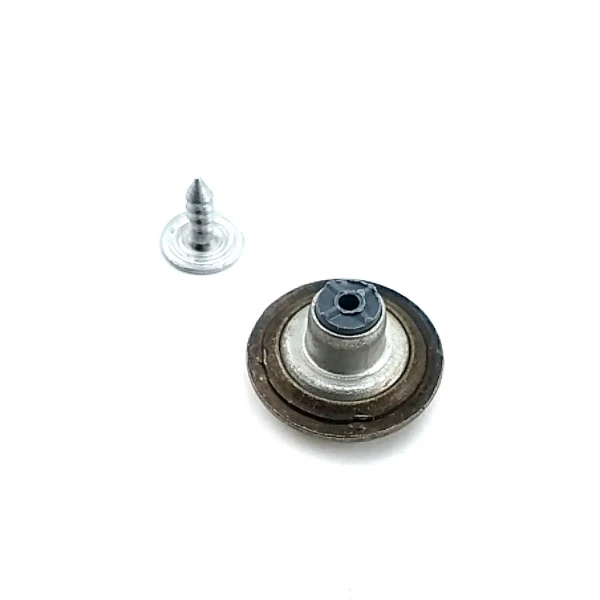Patterned Jeans Button 17 mm 28 L E 853