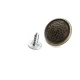 Patterned Jeans Button 17 mm 28 L E 853