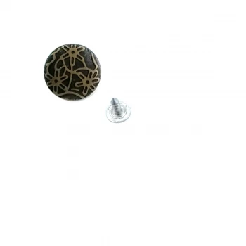 Yıldızlar Desenli Çakma Düğme 20 mm 32 Boy E 859
