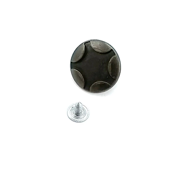 Yıldız Detaylı Kot Düğmesi 22 mm 37 boy E 871