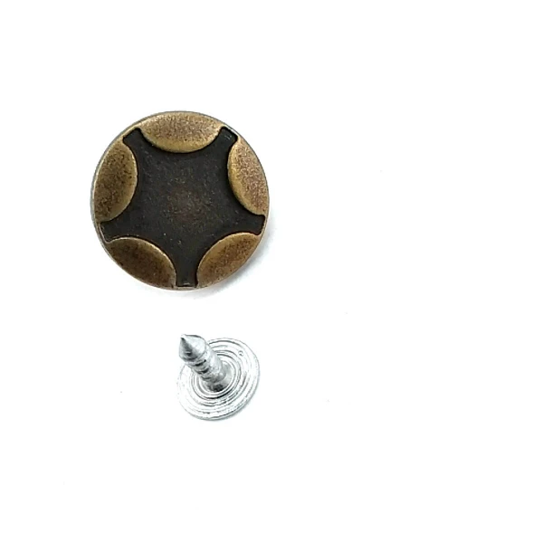 Yıldız Tasarımlı Kot Düğme 18 mm 29 boy E 872