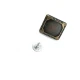Rectangular Enameled Jeans Button 19 x 17 mm E 885