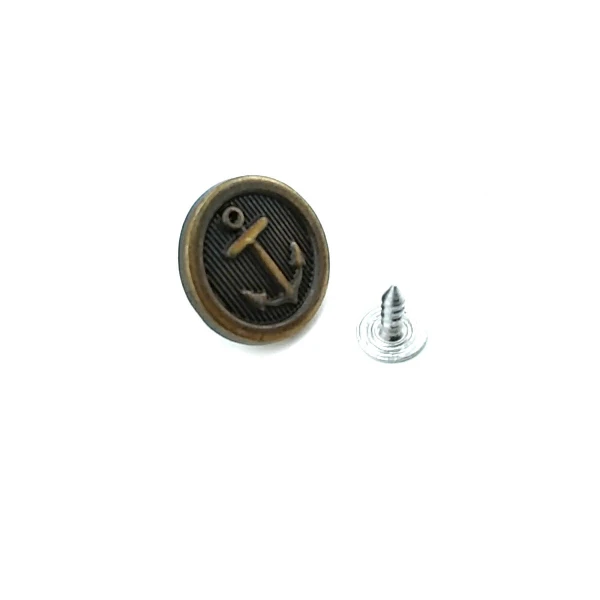 Anchor Pattern Jeans Button 20 mm 32 L E 905